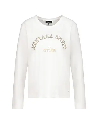 MONARI | T-shirt à manches longues | weiss